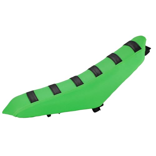 Electric Dirt Bike Seat Cover for Tutti Soleil 01,Black Stripe Non-Slip Motorcycle Cushion Cover for Tuttio Soleil01-Green - color: Green
