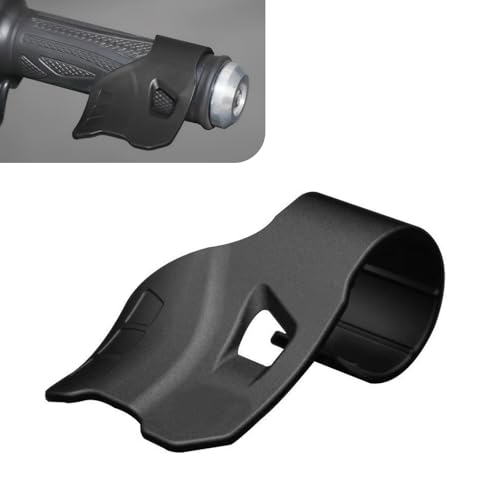 Motorcycle Cruise Control, Anti-Slip Inner Ring Motorcycle Cruise Assist Grips, Throttle Accelerator Assist Control Tool, for Street Bike Sport Off Road Scooter Naked ATV (Black)