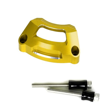 Monkey 125 Engine Stator Crash Guard Compatible with Monkey125 Dax125 Grom125,Cross Cub 110,Ducks125,CT125 Trail 125,Super Cub C125,Super Cab 110 2022-2024 CNC 3D Motorcycle Engine Protector (Gold) - color: Gold