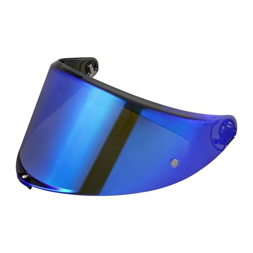 K6 Helmet Shield Visor Replacement Face Shield Compatible with K6 K6S Motorcycle Helmet Accessories (Chrome Blue) - color: Chrome Blue
