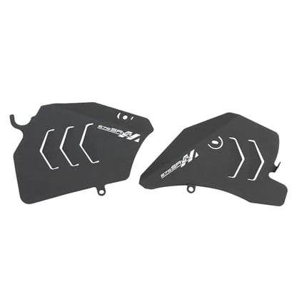 for CF Moto 675SS Motorcycle Engine Guard Protectors for CFMOTO 675SR 675NK 675SRS, CNC Aluminum, Black, Side Protection Shields, Bolt-On Installation, 2-Piece Set
