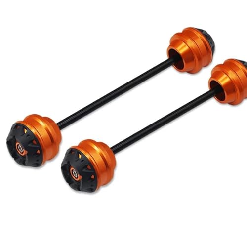 MT-07 MT07 2015-2022 2023 2024 Motorcycle Accessories Front Rear Fork Slider Axle Crash Wheel Protector(Green A pair21) - size: Green A pair21