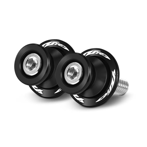 MFGZD For R7 M6 Motorcycle Swingarm Spools Slider, CNC 6MM Swingarm Spools Sliders Stand Compatible with Yamaha YZF-R7 R7 2021-2025 (Black, For R7) - size: R7 Black