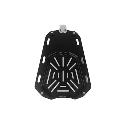 Motorcycle Rear Luggage Rack Motorcycle Rear Luggage Box Bracket Plate Trunk Boot Quick Release Base Shelf Holder Toolbox Carrier - color: 100L Iron
