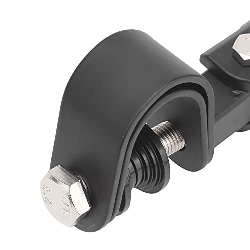 Motorcycle Foot Peg, Pair of Universal Motorcycle Highway Bar Footpegs Clamp Mount Footrest Pedals for 25mm 1in Engine Crash Bar Guard (Black)