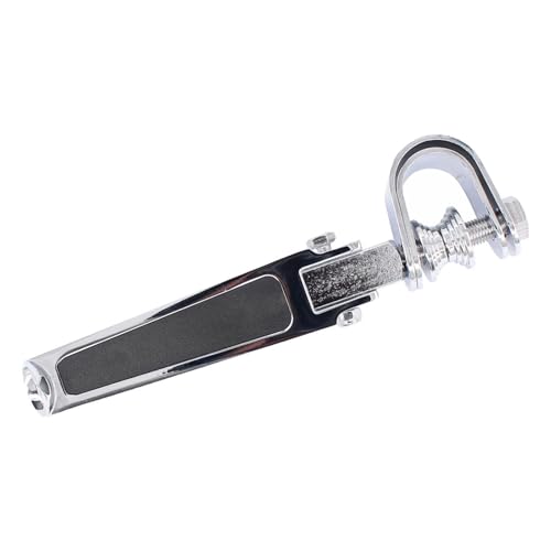 ApplianPar Motorcycle Foot Pegs Rests with U Clamps 1 Inch to 1.25 Inch Anti-Vibrate Engine Guard Crash Bar