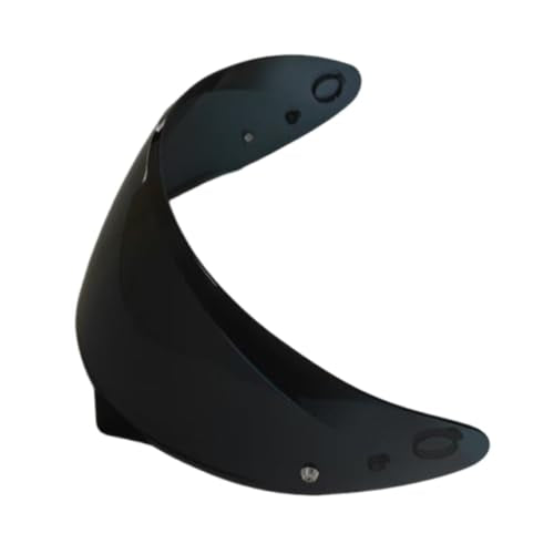 HJ-34P Helmet Visor Replacement, Motorcycle Helmet Visor Face Shield Compatible with HJC C10 (Deep Smoke) - color: Deep Smoke