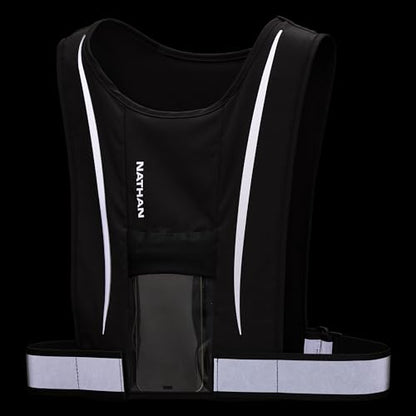 Nathans NS60300-00001-OSFM Hypernight Reflective Stash Vest Black