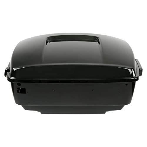 Gloss Black King Tour Luggage Trunk Backrest Light Speakers Mount Rack Fit For 2014-2025 Harley Road King Road Glide Street Glide Electra Glide CVO - color: King Pack Trunk Set #5