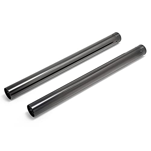 TOFR 49mm Fork Tubes for Harley Touring 14-20 FLHT FLTR FLHR FLHX Street Glide Electra Glide Road King Road Glide 45500113 37Mn5 Steel - color: Black