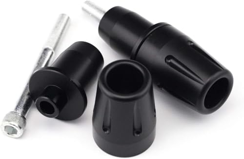 MZS Motorcycle Frame Sliders Compatible with MT07 MT-07 FZ07 FZ-07 XSR 700 XSR700 2014-2025, Falling Crash Protector Guards No Cut Kits Black - size: MT-07/FZ-07/XSR700