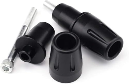 MZS Motorcycle Frame Sliders Compatible with MT07 MT-07 FZ07 FZ-07 XSR 700 XSR700 2014-2025, Falling Crash Protector Guards No Cut Kits Black - size: MT-07/FZ-07/XSR700