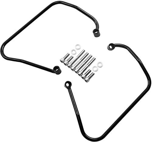 18-25 Saddlebags Support Bracket Mount Rack Kit Fits for Harley Softail Slim FLSL Street Bob FXBB Models (2018-2025 ) - size: Softail 2018-2025