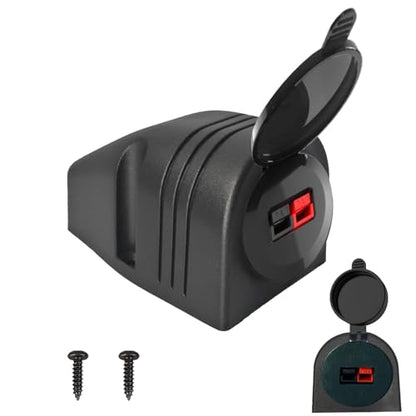 Anderson Power Pole Connector with Mounting Bracket, Waterproof Quick Connect Wire Connectors 45 Amp PP15 to 45, Power Pole Cover for Smart Battery Box, Marine, Boat, Motorcycle, Truck, RV - style: PP15-30-45+Bracket