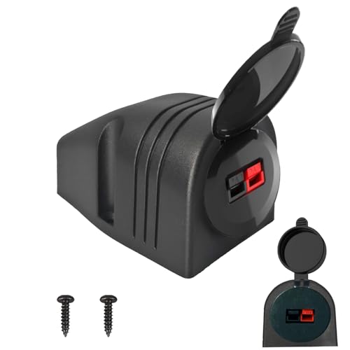 Anderson Power Pole Connector with Mounting Bracket, Waterproof Quick Connect Wire Connectors 45 Amp PP15 to 45, Power Pole Cover for Smart Battery Box, Marine, Boat, Motorcycle, Truck, RV - style: PP15-30-45+Bracket