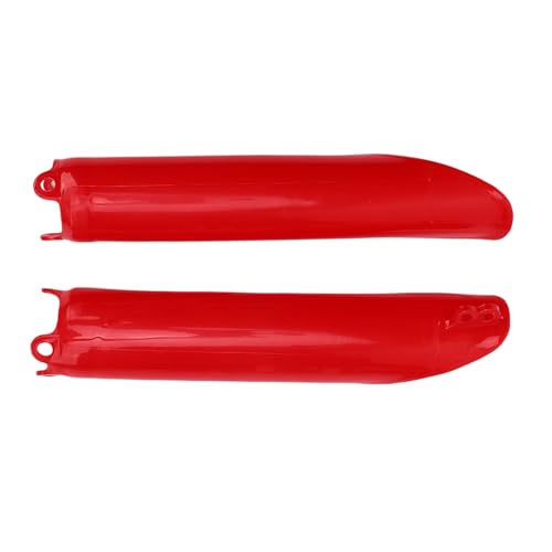 Aramox 1 Pair Front Fork Guard Shock Covers, Front Shock for CR125 CR250 CR500 1993-2007, CRF250R 2004-2018 Red