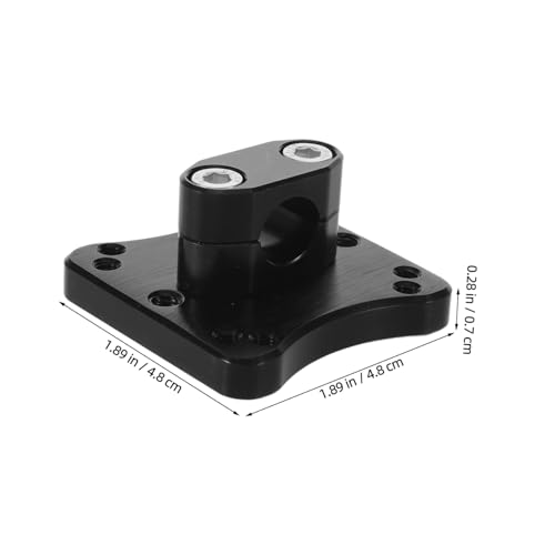 Operitacx Motorcycle GPS Bracket Aluminum Alloy Phone Navigation Holder with Weather Resistant Design and Universal Compatibility for Secure Handlebar Mounting