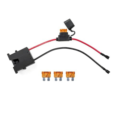 SEFEPODER Replacement Wire Harness Connector Compatible with Power Wheels 12 Volt Battery,12AWG Wire with Fuse, Lithium LiFePO4 and Lead-Acid Batteries Both Available - style: poewr wheels connector