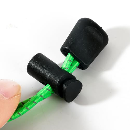 2 PCS Reflective Bands for Cycling, Reflective Pants Straps with Zip Tie Design, Night Riding Safety Bands for Bicycle, Running & Outdoor Activities, Green