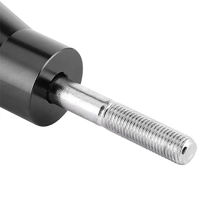 Universal Motorcycle Frame Slider Kit, 10mm Stainless Steel Crash Bar Protector, Bike Engine Guard with Black ABS Pads