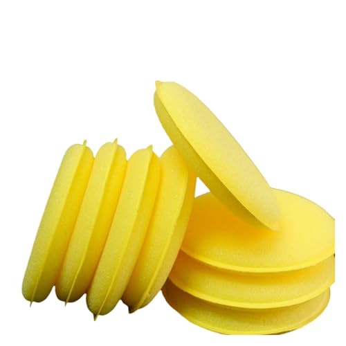 Sponge Polishing Body Car Motorcycle Applicator Wax Pads Coating Pad Smooth Car, Car Waxing Sponge - color: 8pcs