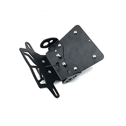 Grom Fender Eliminator Kit Compatible with Grom Tail Tidy 2022 2023 2024 MSX125 License Plate Holder Bracket with Rear Turn Signals & LED License Plate Light (Smoke) - color: Smoke