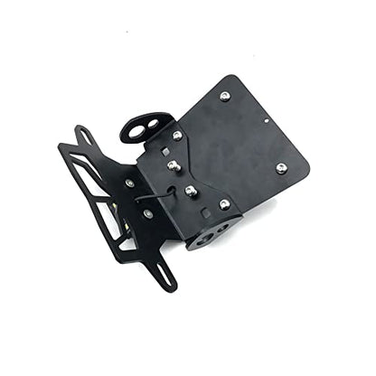 Grom Fender Eliminator Kit Compatible with Grom Tail Tidy 2022 2023 2024 MSX125 License Plate Holder Bracket with Rear Turn Signals & LED License Plate Light (Smoke) - color: Smoke