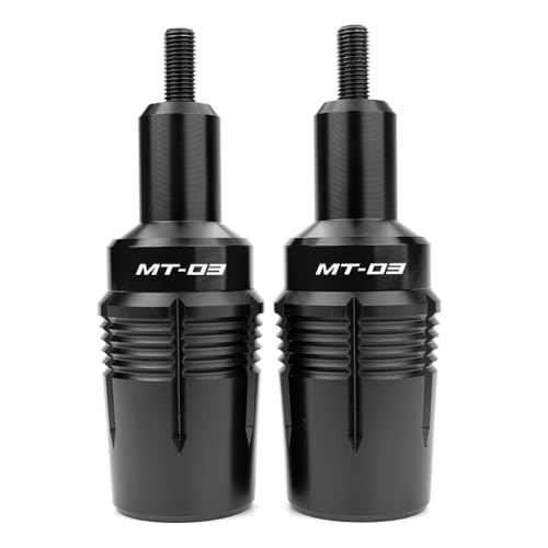 MOWOK Fit for Yamaha MT03 MT-03 MT 03 2014-2025 2024 2023 2022 2021 Motorcycle Accessories No Cut Kits Frame Sliders Crash Protector Engine Guard Falling Protection Pad (Black) - color: Black