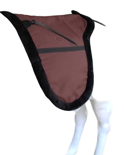 CHALLENGER Australian Horse Wool Felt Premium Shaped Trail Rider Comfort Pad Black 109SP565 - color: Brown