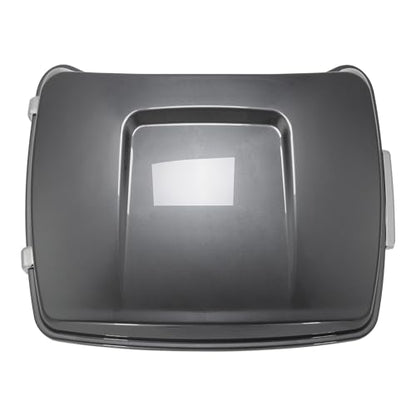 TCMT King Motorcycle Trunk Fit for Harley Touring 2014-2025 CVO Road King Road Glide Street Glide Electra Glide Ultra Limited Pack Gauntlet Gray Metallic - color: Gauntlet Gray Metallic(No Speaker Holes)