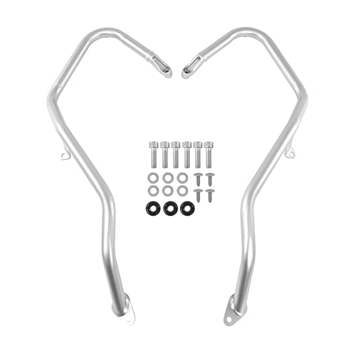 Motorcycle XADV 750 Engine Guard Highway Crash Bar Compatible with Honda X-ADV 750 2021 2022 2023 2024 2025 2026 Bumper Gas Tank Falling Protector (Chrome) - color: Chrome