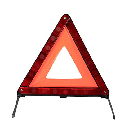 VALICLUD 1Pc Triangle Warning Sign Reflective Emergency Symbol for Vehicles Collapsible Design for Easy Essential Automotive Roadside Safety Kit