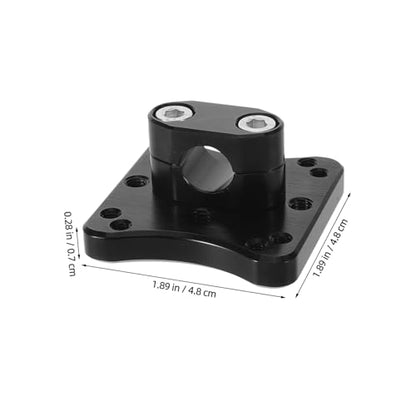 Motorcycle GPS Navigation Bracket 12mm Handlebar Clamp Mount for Riding Navigation Devices Compatible with Amp Setting Dark Color
