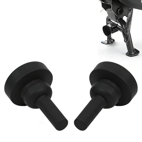 2PCS Jiffy Stand Rubber Bumper Pad, Non-Slip Kickstand Pad Fit Harley Touring 2007-2024, Electra Street Road Glide Road King, Replace 50245-07