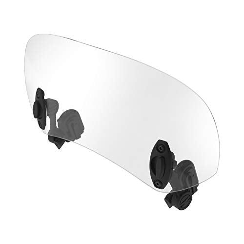 Motorcycle Adjustable Windshield Extension Universal Clip-on Windscreen Fit for Kawasaki Yamaha Clear