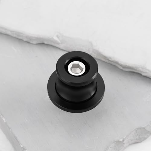 SING F LTD Motorcycle M8 Rear Swingarm Spools Sliders Swing Arm Stand Screw Compatible with Kawasaki Z900 / RS 2017-2025, Black - color: Black