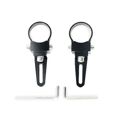 1.73 Inch Bull Bar Tube Mount Clamps JIUHUAN LED Light Bar Mounting Brackets Roof Roll Cage Holders for Offroad Trucks ATV SUV 2pcs - size: 1.73inch-L026