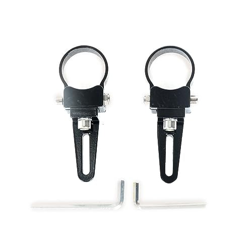 1.73 Inch Bull Bar Tube Mount Clamps JIUHUAN LED Light Bar Mounting Brackets Roof Roll Cage Holders for Offroad Trucks ATV SUV 2pcs - size: 1.73inch-L026