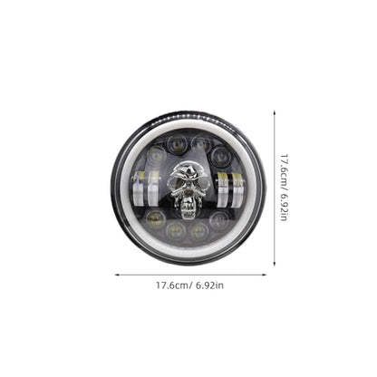 Gatuida Headlights Skull LED Headlight Motorcycle LED Motorcycle Light Mount Light Skull