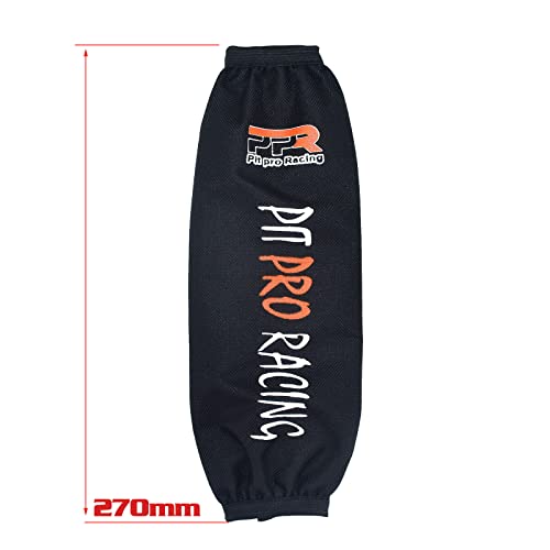 Rear Shock Absorber Guard Wrap Dust Cover Fits for CRF YZF KLX Dirt Bike Motorcycle ATV Quad Motocross (28mm) - size: Rear Protector-28cm