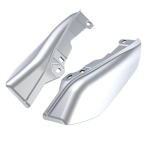 Mid Frame Air Deflectors Heat Shield Fit for Harley Touring 2009-2026 Baracuda Sliver - color: Baracuda Sliver