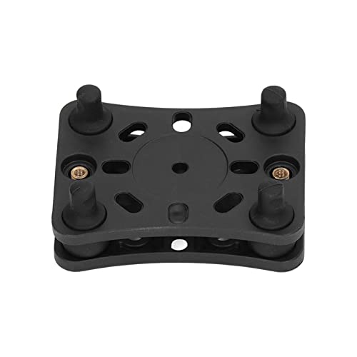 Motorcycle Mobile Phone Holder Shock Absorber, Wireless Phone Bracket with Vibration Buffer System, Durable Nylon and Stainless Steel Mount for ATV UTV, Black