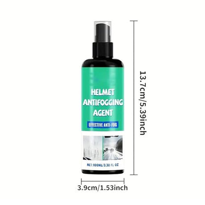 100ml Anti Fog Cleaner Sprays for Motorcycle Visors Prevents Buildup and Scratches Ensuring Clear