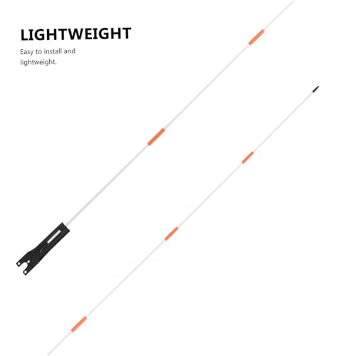 2sets Bike Flag Pole Safety Bicycle Flagpole Accessory Flagpoles for Bike Flag Display Bracket Motorcycle Mounts Rear Seat Bracket