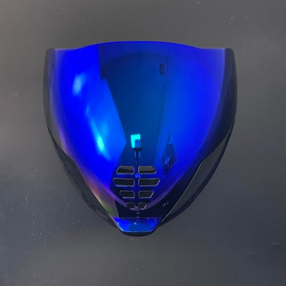 Airflite Shield Uv-protected For ICON IC-06 Airflite Face Shield Replacement Helmet Visor (Revo Deep Blue-day use only) - color: Revo Deep Blue-day Use Only