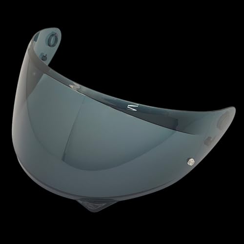 HJ-34P C10 Motorcycle Helmet Visor Replacement for HJ-34P C10 UV Protection Motorcycle Helmet Shield (Smoke) - color: Smoke