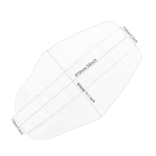 Motorcycle Seat Cover Rubber Striped Grip Gripper Soft Universal for CRF WR WRF RMZ YZF SXF EXC EXC XC SXCR KLX Dirt Pit Bike Pro Motocross Off Road (White) - color: White