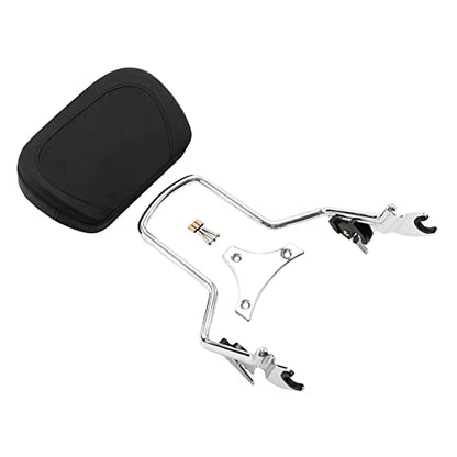 XMT-MOTO Detachables Sissy Bar Upright w/Backrest pad Fit for Harley Davidson Touring Road Glide FLTRX Electra Glide FLHT Road King FLHR Street Glide FLHX 2009-later Chrome