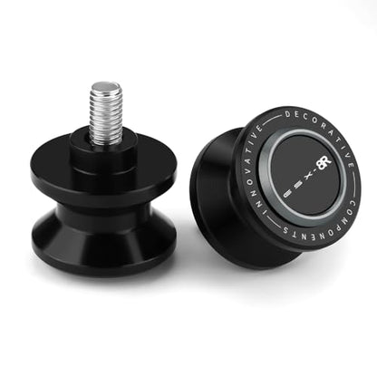 Motorcycle Swingarm Spools Slider Compatible With S.uzuki GSX-8R 2024 2025 | Swing Arm Stand Screws Bobbins GSX8R GSX 8R Accessories (gray) - color: gray