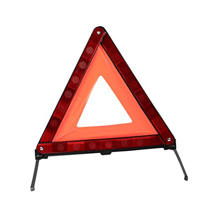 OUNONA 1pc Triangle Road Sign Auto Warning Device Car Warning Triangle Roadside Caution Vehicle Reflectors Triangle Dot Safety Emergency Triangles Reflective Warning Sign Red - size: 43.50X37.00X0.50CM